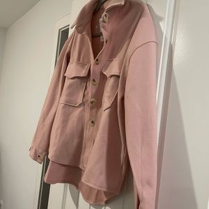 Light pink shacket